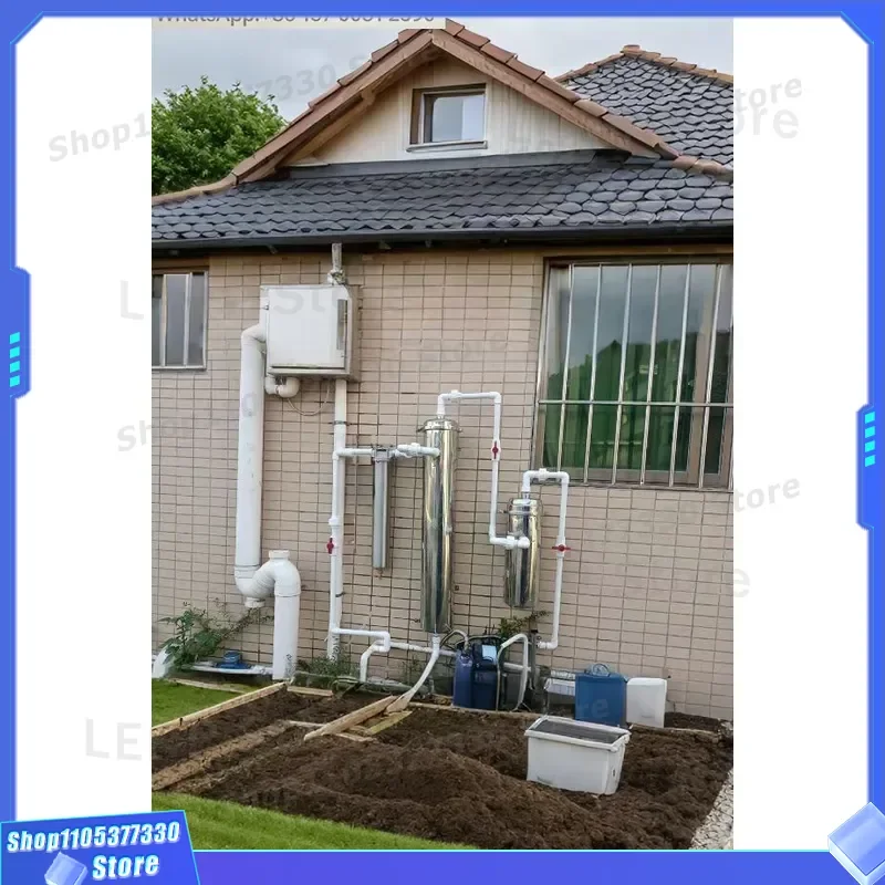 Removable Clamp 304 SS Ultrafiltration Water Purifiers System with Pvdf Filter with Control Valve for Deep Well Water