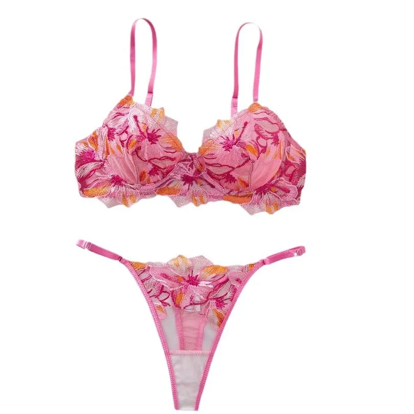 

Pure Exquisite Embroidery See Through Bra Womenss Erotics Seductive Underwears Clothings Womens Seduction Sexy Lingerie Set
