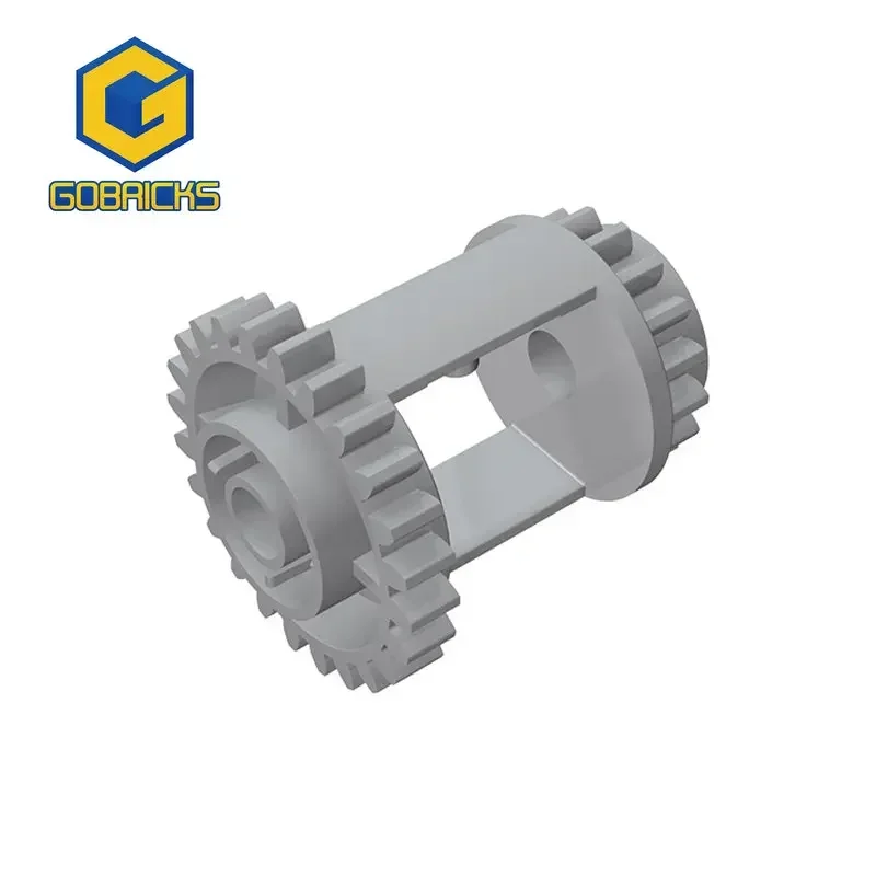 Gobricks 1 szt. MOC Koło Zębate Dyferencjał 24-16 Zębów Kompatybilne z Klockami Modelarskimi 6573 Części Zabawka Edukacyjna do Składania dla Dzieci