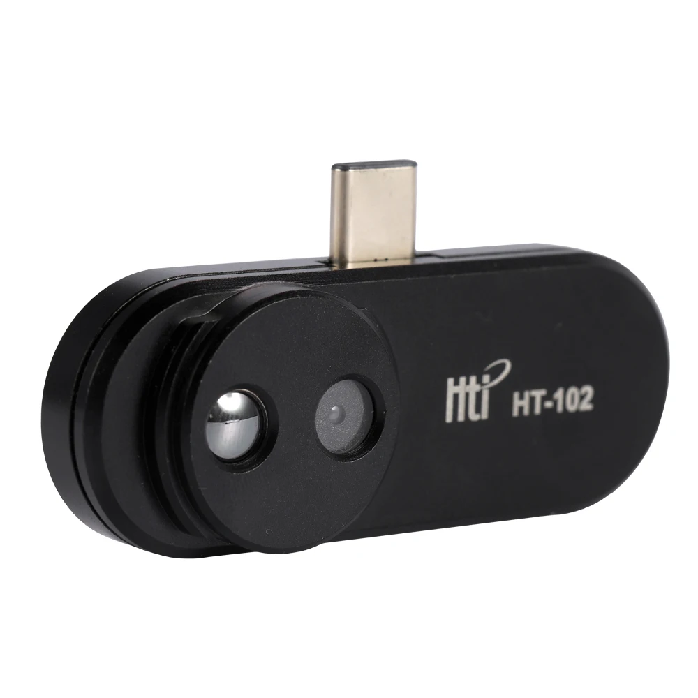 

HTI HT-102 High Resolution Infrared Optics Heat IR Mobile Camera Thermal Imaging Module For Ios Android Devices Thermal Imager