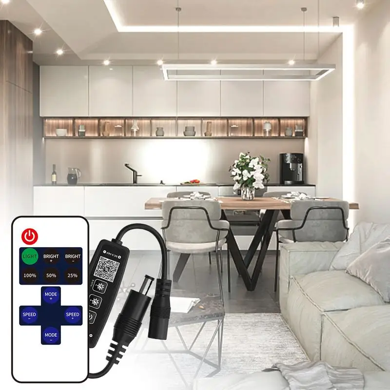 LED Strip Lights Remote Controller LED Controller APP Control Portable LED Dimmer Controller Multifunctional Wireless Remote LED