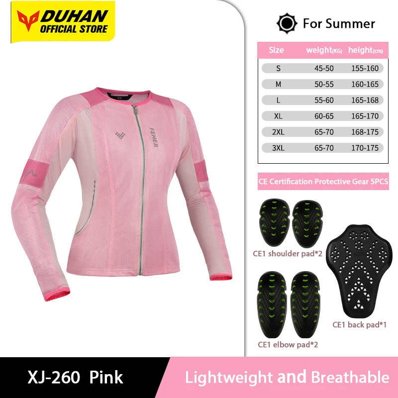 

Женская мотоциклетная броня, мотоциклетная куртка с защитой от падения, легкая мото бронежилет, сертифицированная CE, летняя женская броня