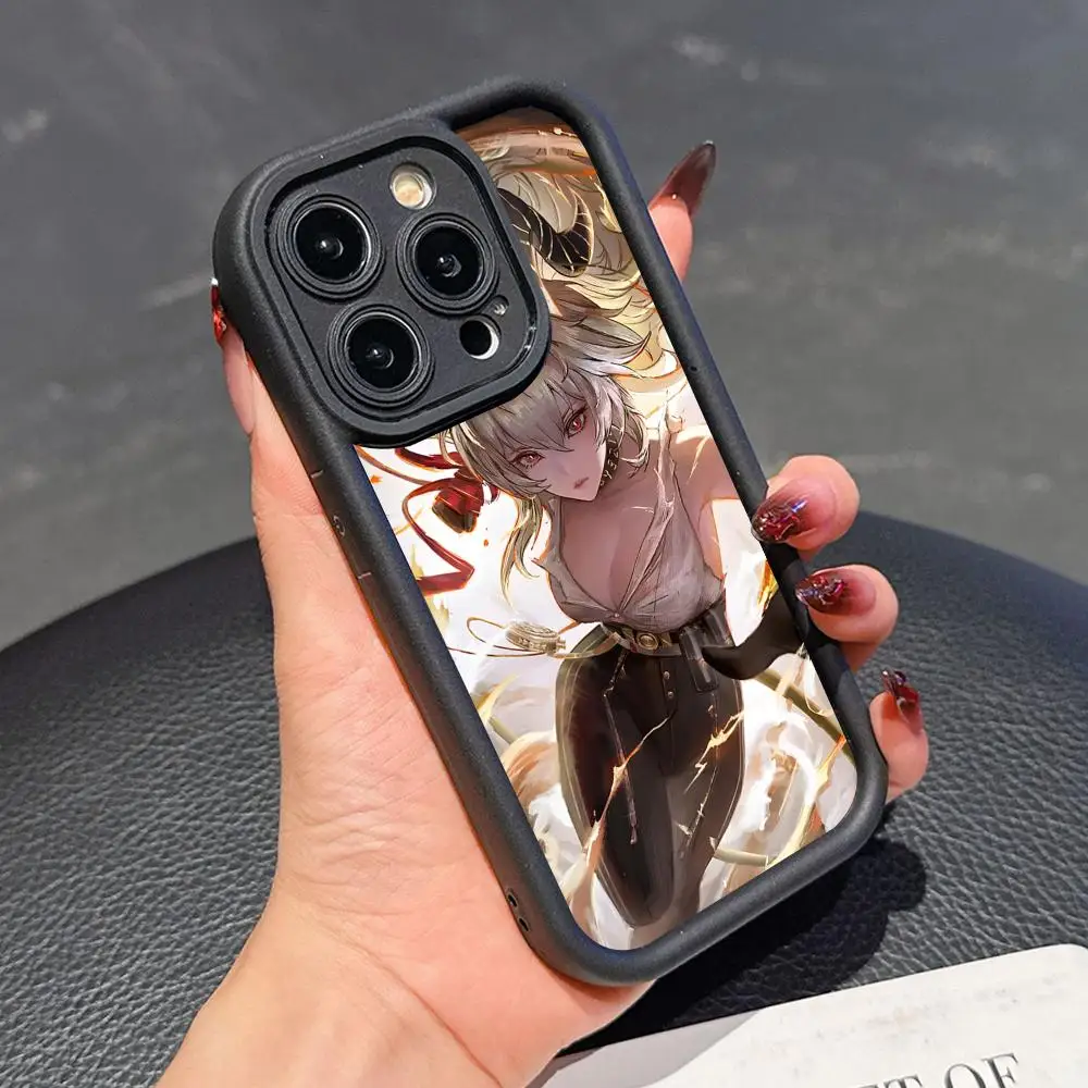 

Чехол Wuthering Waves Zani для iPhone 17 16 15 14 13 12 11 Air Pro Max Plus, утолщенный, из ТПУ, цветной, роскошный, красивый