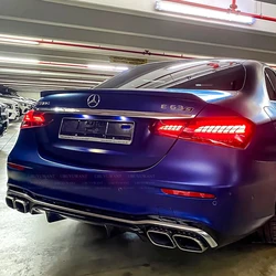 Rear Trunk Spoiler Wing For Mercedes Benz E-class W213  E200 E300 E320 2015-2021 ABS Material Gloss Black Car Accessories