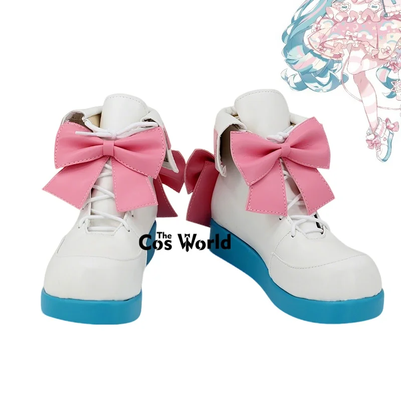 

Miku Pastel Lolita Customize Anime Cosplay Shoes Boots