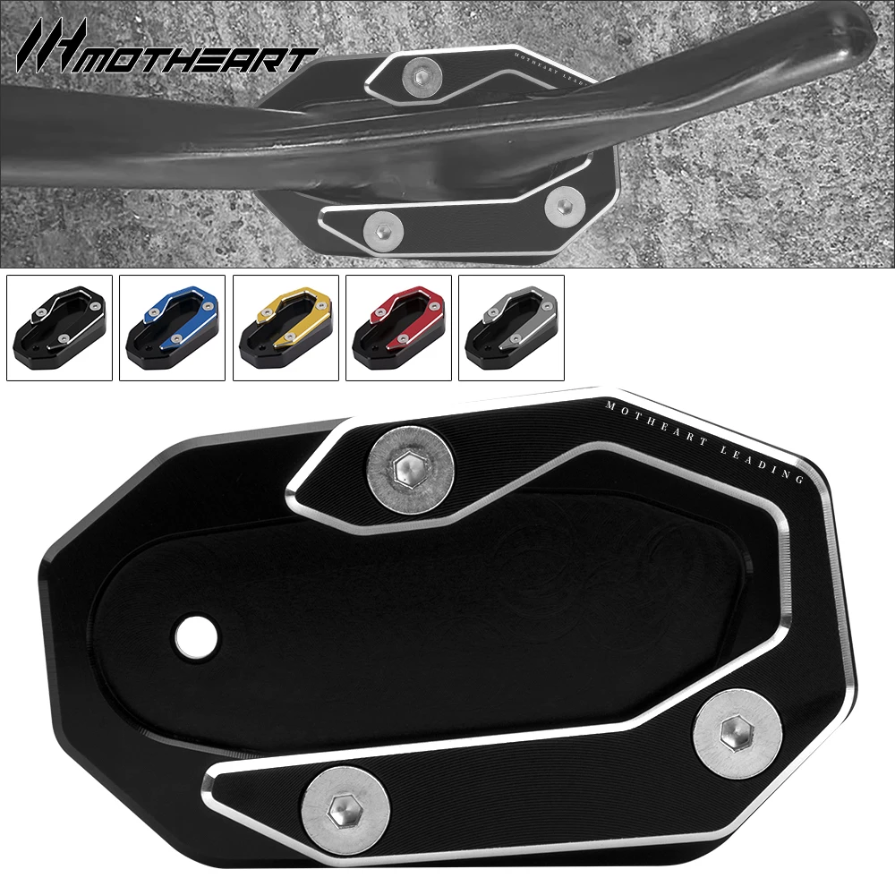 Motorcycle Kickstand Extension Pad For Yamaha TMAX530 SX DX TMAX560 TechMAX 2017-2023 Anti Sinking CNC Replacement Accessories