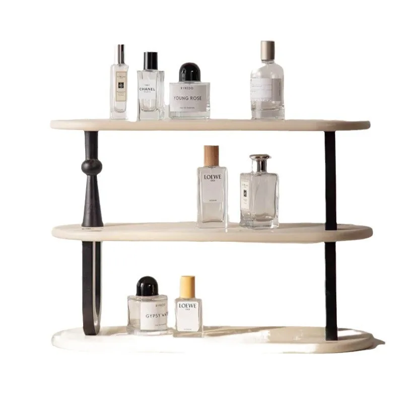 

Multilayer perfume cosmetics household rack desktop storage multi functional living room shelf cream holder