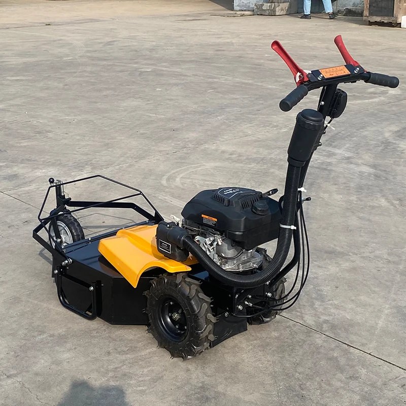 Gas-Powered Lawn Mower Machine Lawn Grooming & Grass Cutter Service Self-Propelled Lawn Mower Gasoline Power