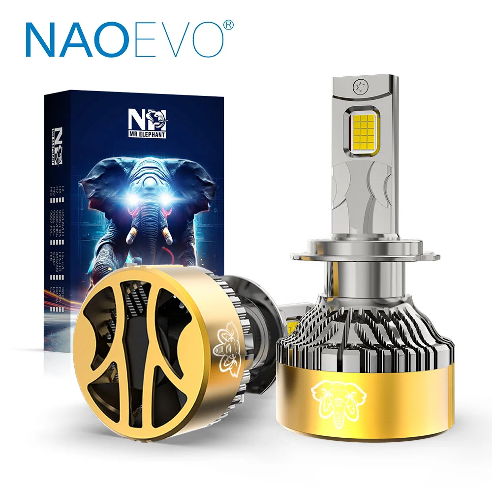 

NAOEVO 2Pcs H4 LED Headlights H7 H11 H1 260W 31200LM High Power Bulbs CANBUS 9005 HB3 9006 HB4 H8 H9 12V for Lada Niva 4x4
