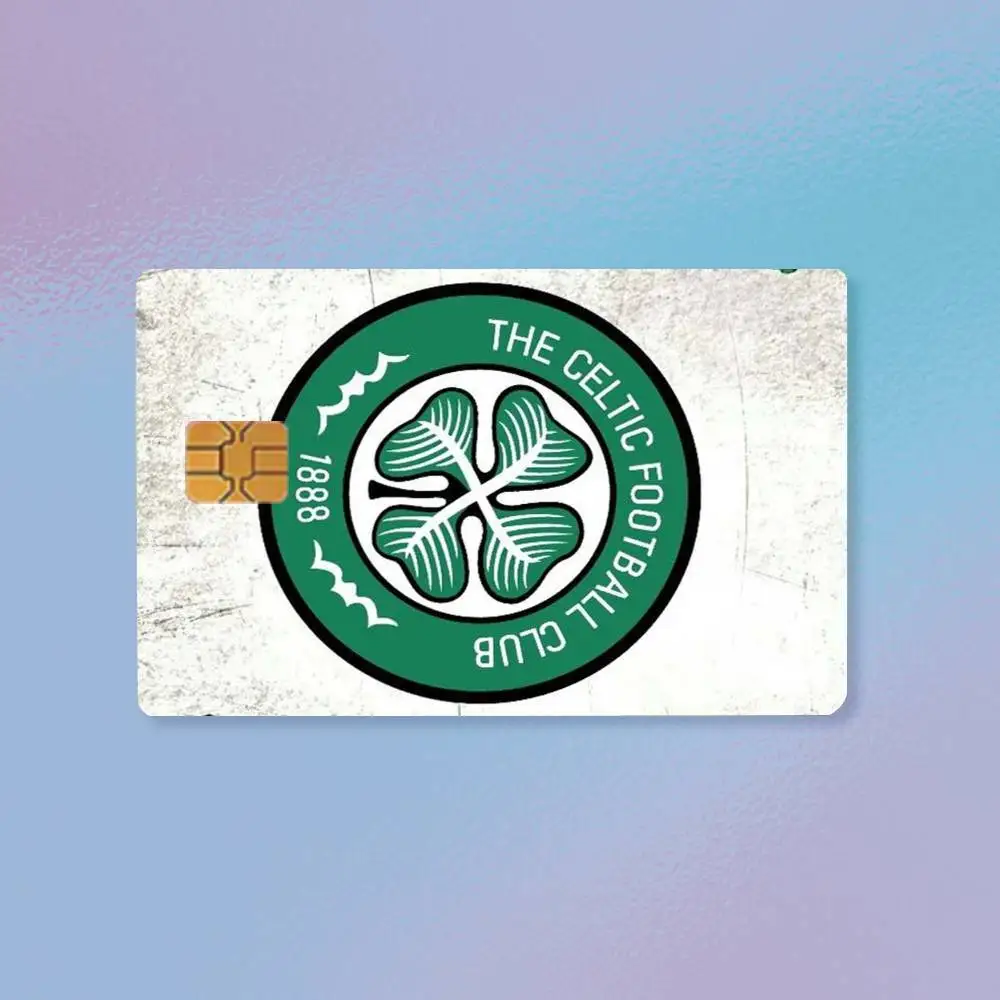 For C-Celtic F-Fc Phone Case Silicone  Credit Card HD Stickers Premium matte film effectively prevents fingerprints and daily .