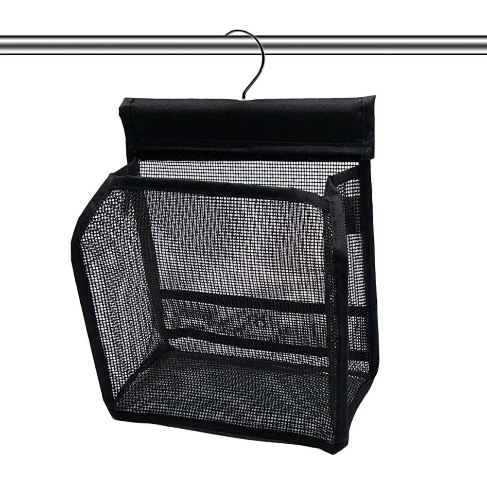 

3pcs Shower Tote Bags Large Storage Compartment Detachable Hooks Mesh Design Bathroom Travel Toiletries Hanging Bag Versatile