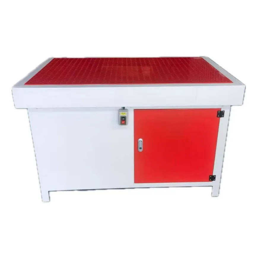 Mobile Woodworking And Metal Grinding Dust Extraction Workbench With Environmental Protection Features
