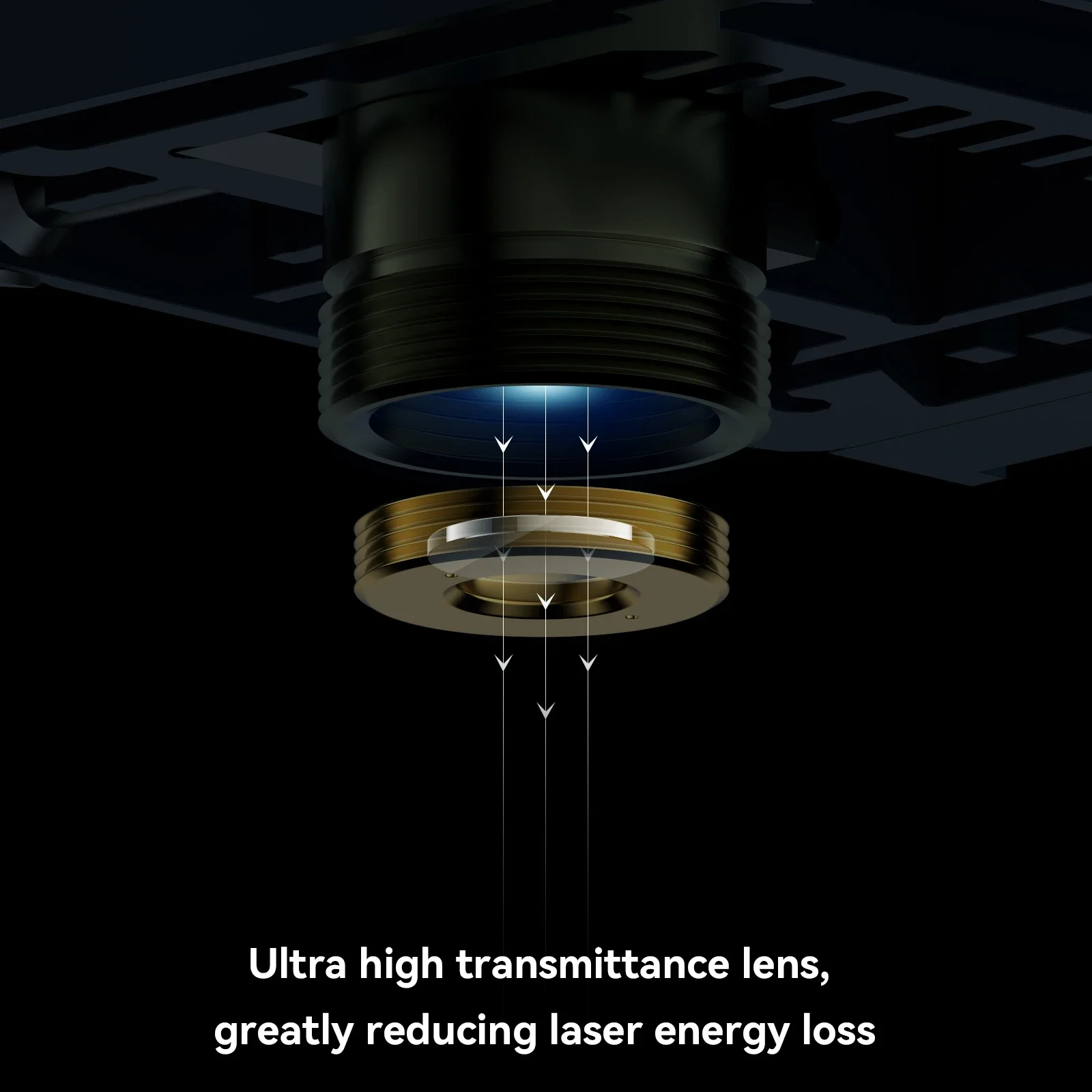 SCULPFUN 6 Stück Standard-Linse Verstärkte Oberfläche Anti-Öl und Anti-Rauch Hochtransparente S30 Pro Max Laser-Linse