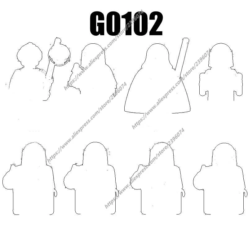 G0102 شخصيات الحركة ملحقات الفيلم اللبنات الطوب اللعب GX0009 GX0010 GX0011 GX0012 GX0013 GX0014 GX0015 GX0016