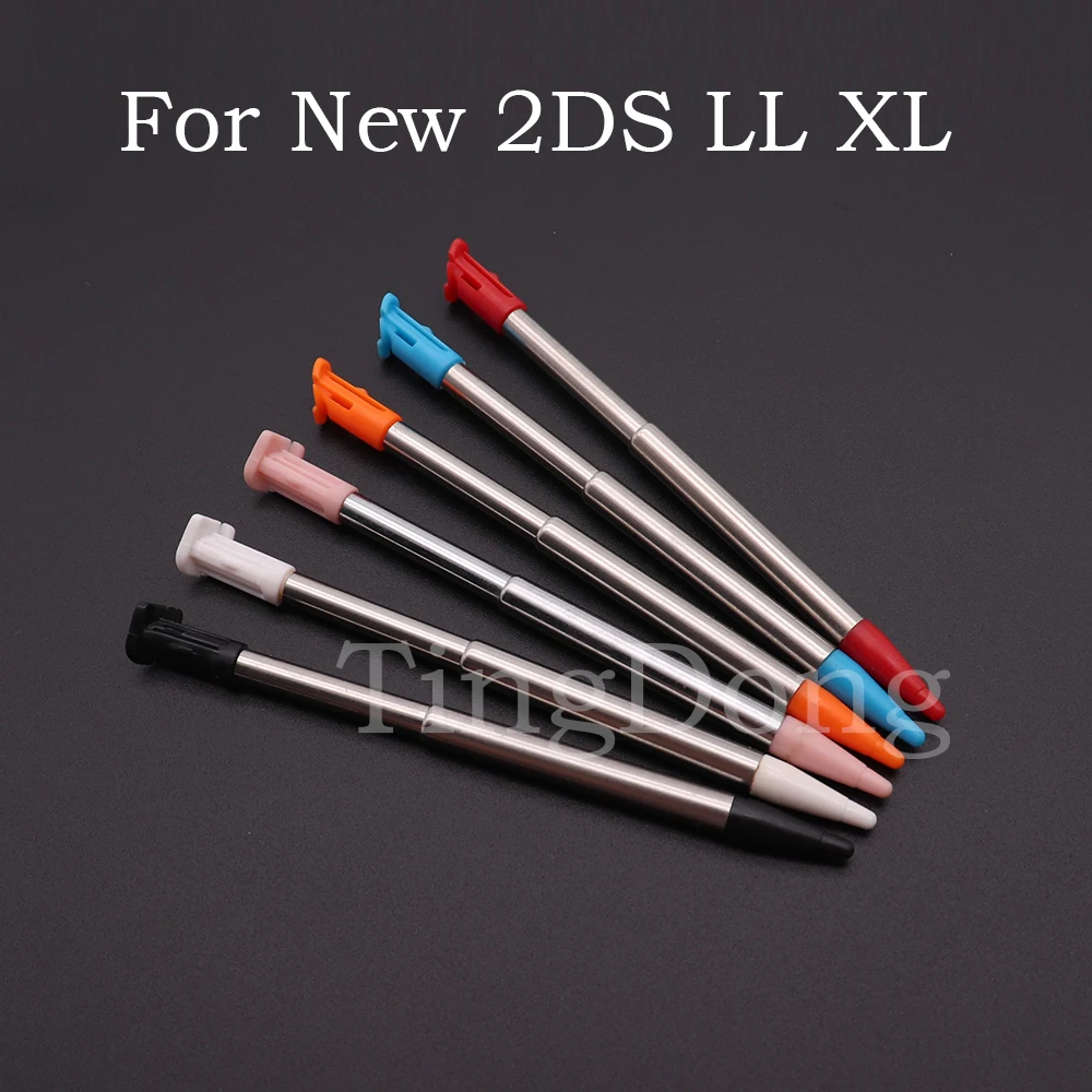 ปากกาสไตลัสสัมผัสโลหะสำหรับ Nintendo ใหม่2DS พลาสติกหน้าจอสัมผัสขนาด XL 2Dsxl 2Dsll