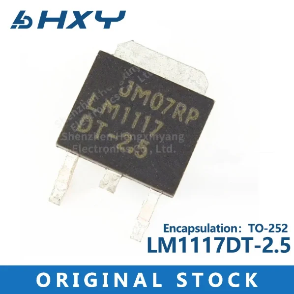 (10piece)   LM1117DT-2.5 LM1117-2.5 TO-252 Chip linear regulator