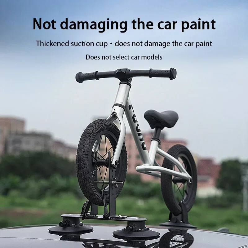 Roof Balance Car Decoration Car Top Bicycle Fixed Suction Cup Roof Modification Decoration - Balance Car or Suction Cup Bracket - view 3