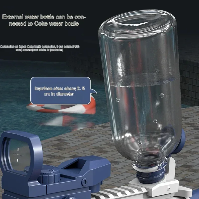 2024 Pistola ad acqua elettrica Giocattolo M416 Pistola ad acqua Pistola ad acqua elettrica Giocattolo da tiro completamente automatico Giocattolo da spiaggia all'aperto Regalo per bambini