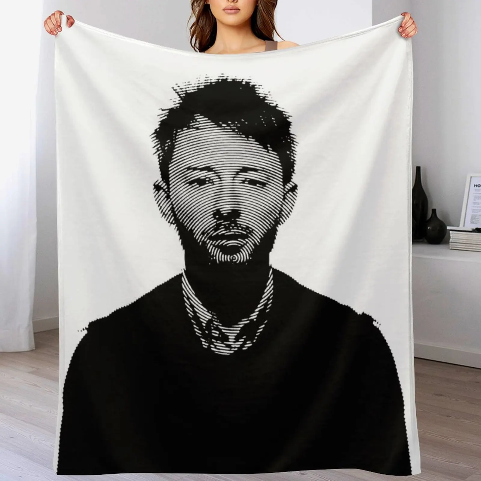 

thom york radiohead Throw Blanket Furry Softest Blankets