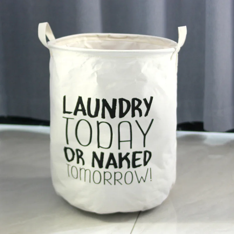 

Dirty Clothes Basket Laundry Basket Portable for Toy Clothing Storage Bucket Waterproof Laundry Organizer