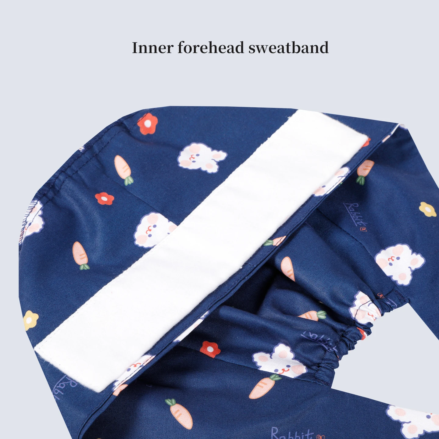 Cappelli per scrub con capelli corti modello coniglio per donna Uomo Berretti da allattamento in cotone Berretto traspirante regolabile Abbigliamento da lavoro per infermiere M1176