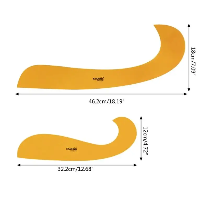 Régua nuvem multifuncional, régua vestuário reutilizável, ferramenta modelo desenho, dropship