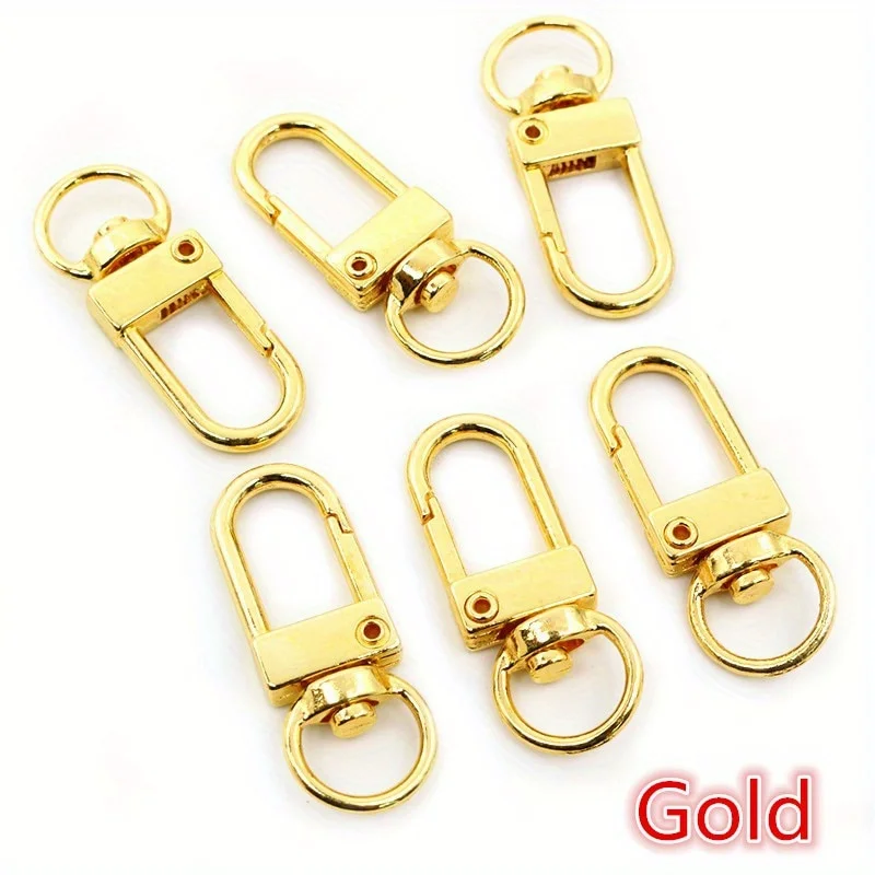 10 teile/los Snap Karabinerverschluss Haken Überzogene DIY Schmuck Machen Erkenntnisse für Schlüsselbund Neckalce Armband Liefert