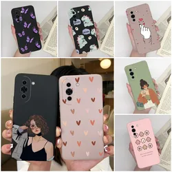 Case For Huawei Nova 10 Pro 4G Luxury Matte Butterfly Fashion Girl Silicone Phone Cases For Hauwei Nova 10 Nova 10 Pro Cover