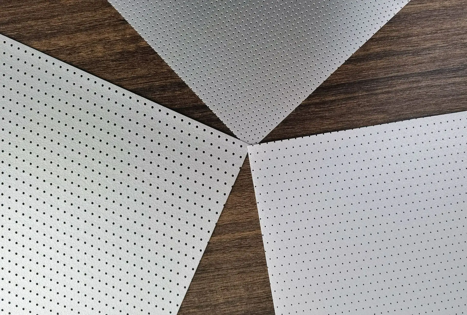 Picture 6: 0.5mm Acoustic Sound Transparent  3D Screen with 3D Silver Weaving Perforated Fabric Acoustical Sound Projector Screen