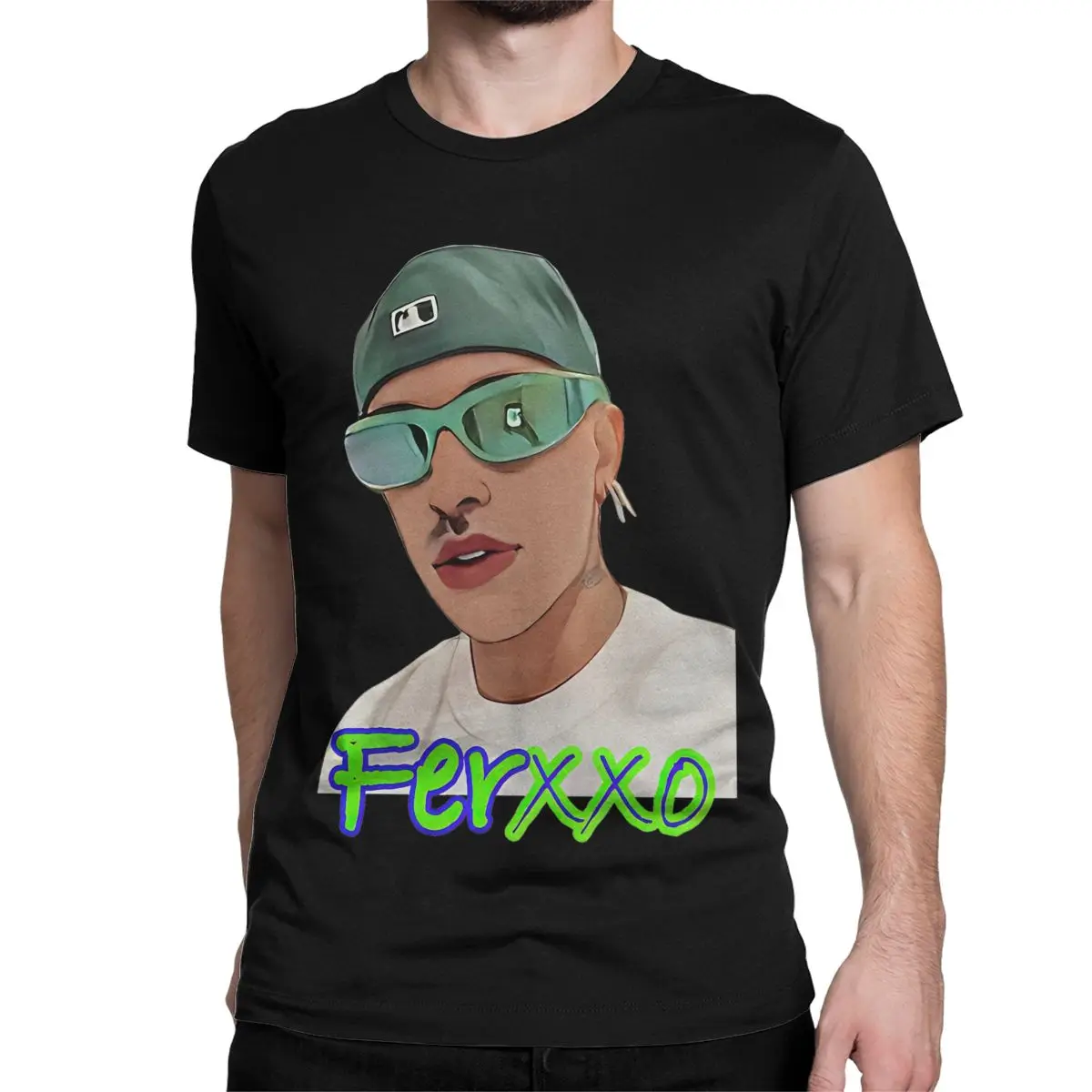 Casual Feid Tour T-Shirt Men Women O Neck Cotton T Shirt Rapper Ferxxo 2024 Short Sleeve Tee Shirt Printed Tops