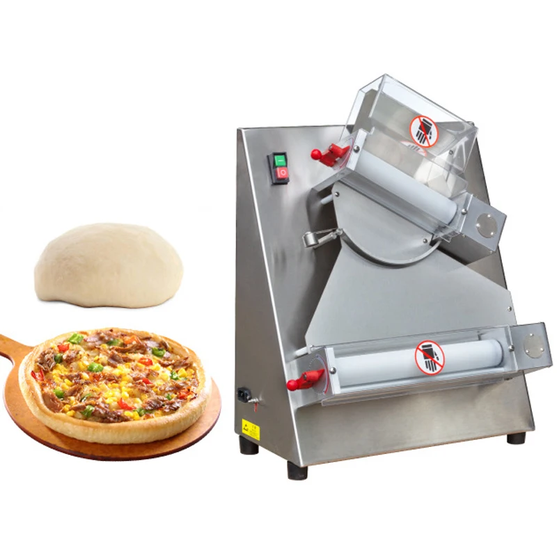 Commercial semi-automatic tabletop pizza dough forming machine stainless steel pizza press machine pizza dough press machine