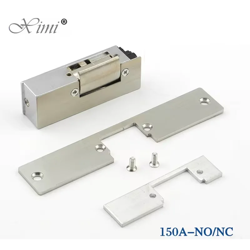 Imagem -05 - Electric Strike Door Lock Eletrônico para Sistema de Controle de Acesso Secure Porta Inoxidável 12v dc Fail-secure no nc Lock Novo