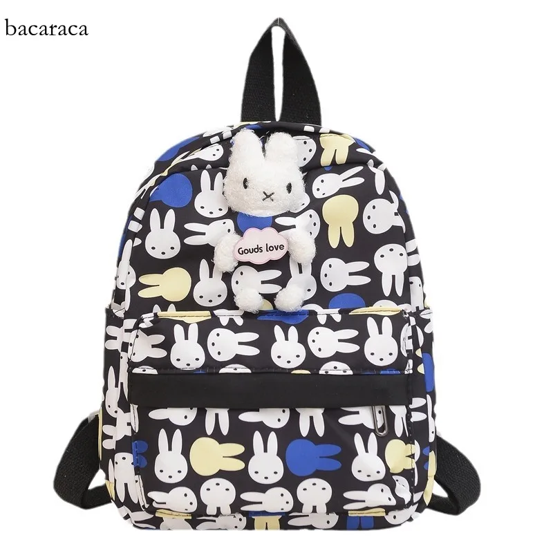 Nuovi bambini comodi, zainetto borsa zaino per il tempo libero con stampa di cartoni animati borsa alla moda e Versatile ad alta capacità