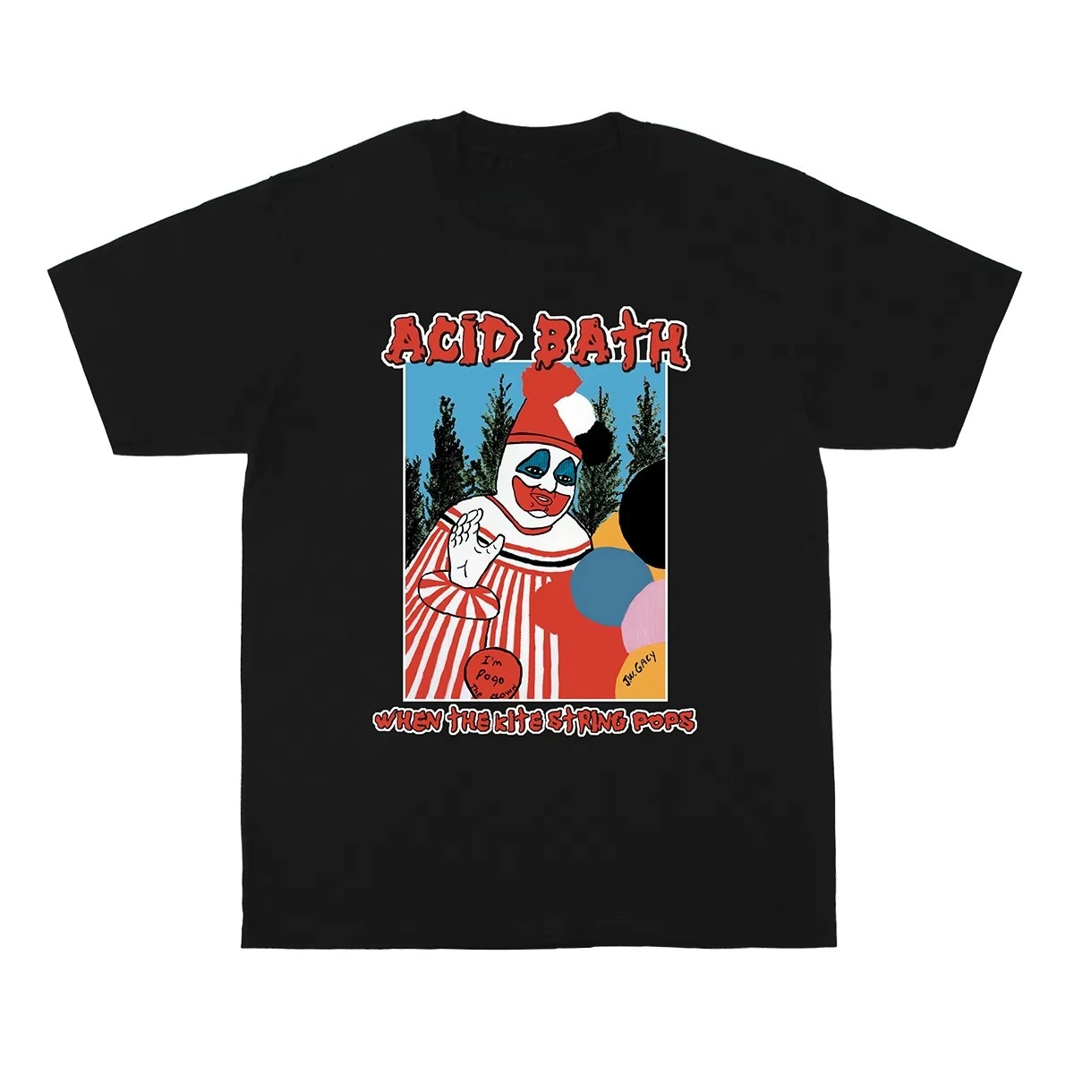 Camiseta de algodón estampada de manga corta para hombre, nueva colección de verano, con estampado de Acid Bath, When Kite Line Pops, Sludge, Heavy Metal, Hate Eyes