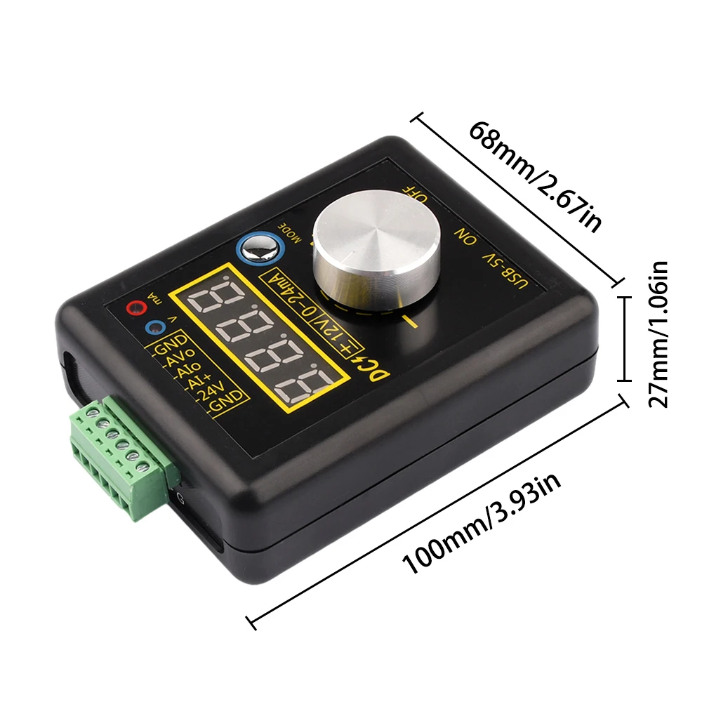 SG-002 Digital 0-10V Voltage Signal Generator 0-22mA Current Transmitter Professional Electronic Measuring Instruments