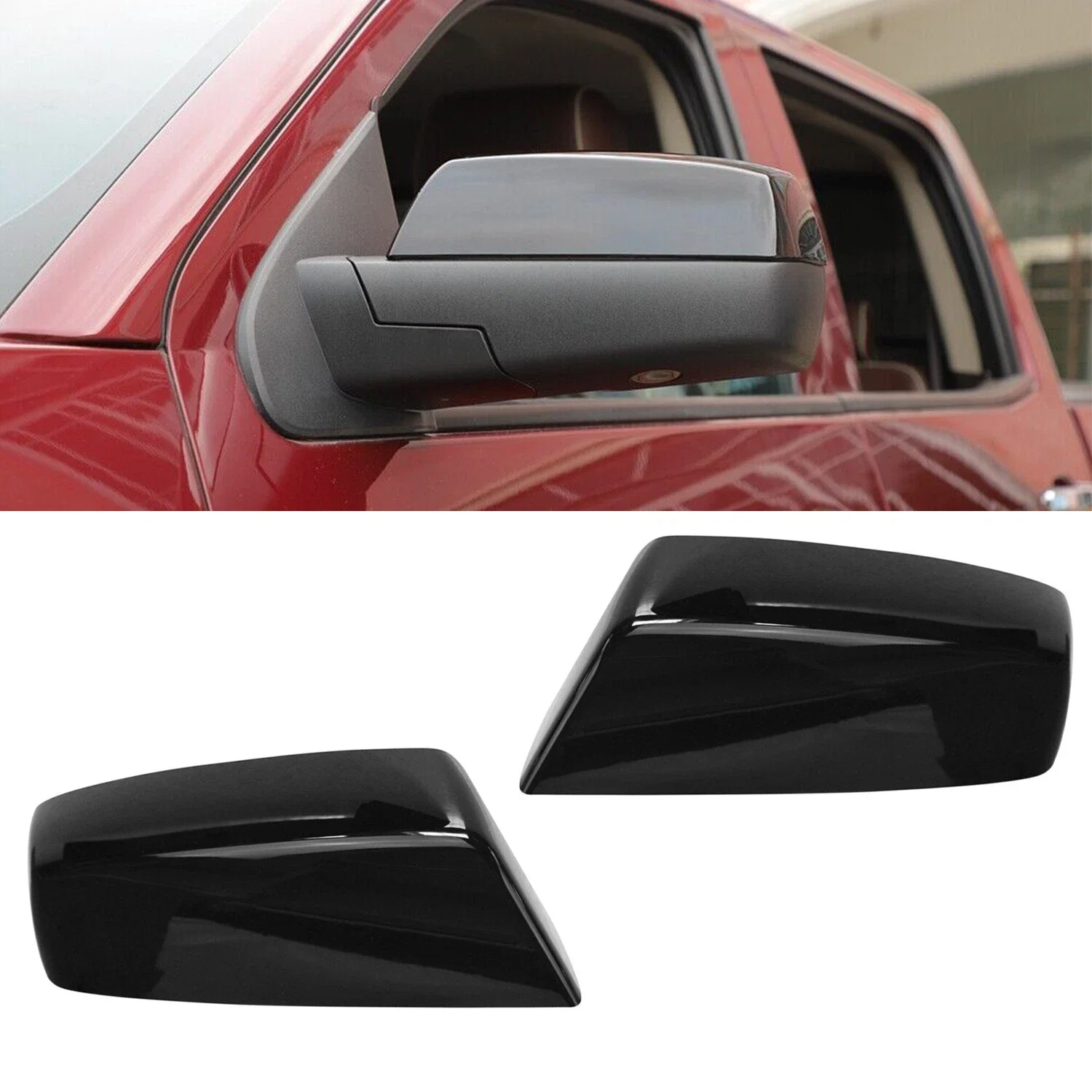 

Car Side Rear View Mirror Covers Door For 2014-2019 Chevy Silverado GMC Yukon Sierra 1500 2500 Pickup Replacement Mirror Caps