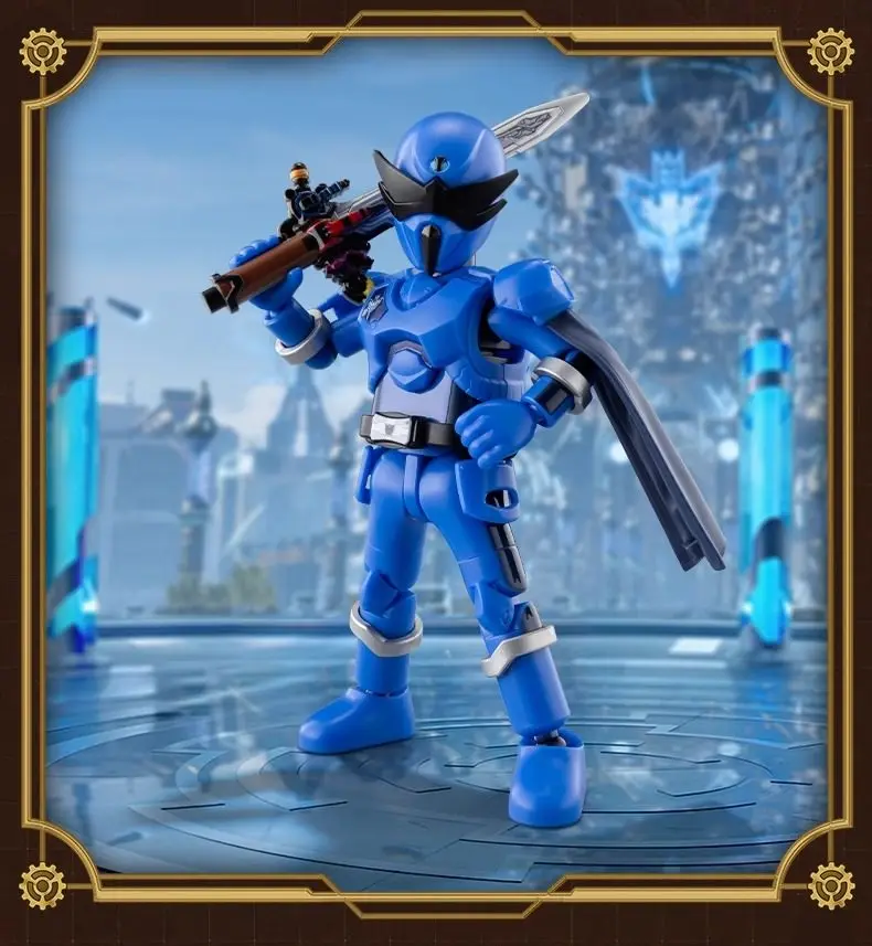 1/9 Stück Blokees Super Sentai Galaxy Version 1 Ohsama Sentai King-Ohger Kuwagata Tombo Kamakiri Ohger Zusammengebautes bewegliches Spielzeug – Detail 34