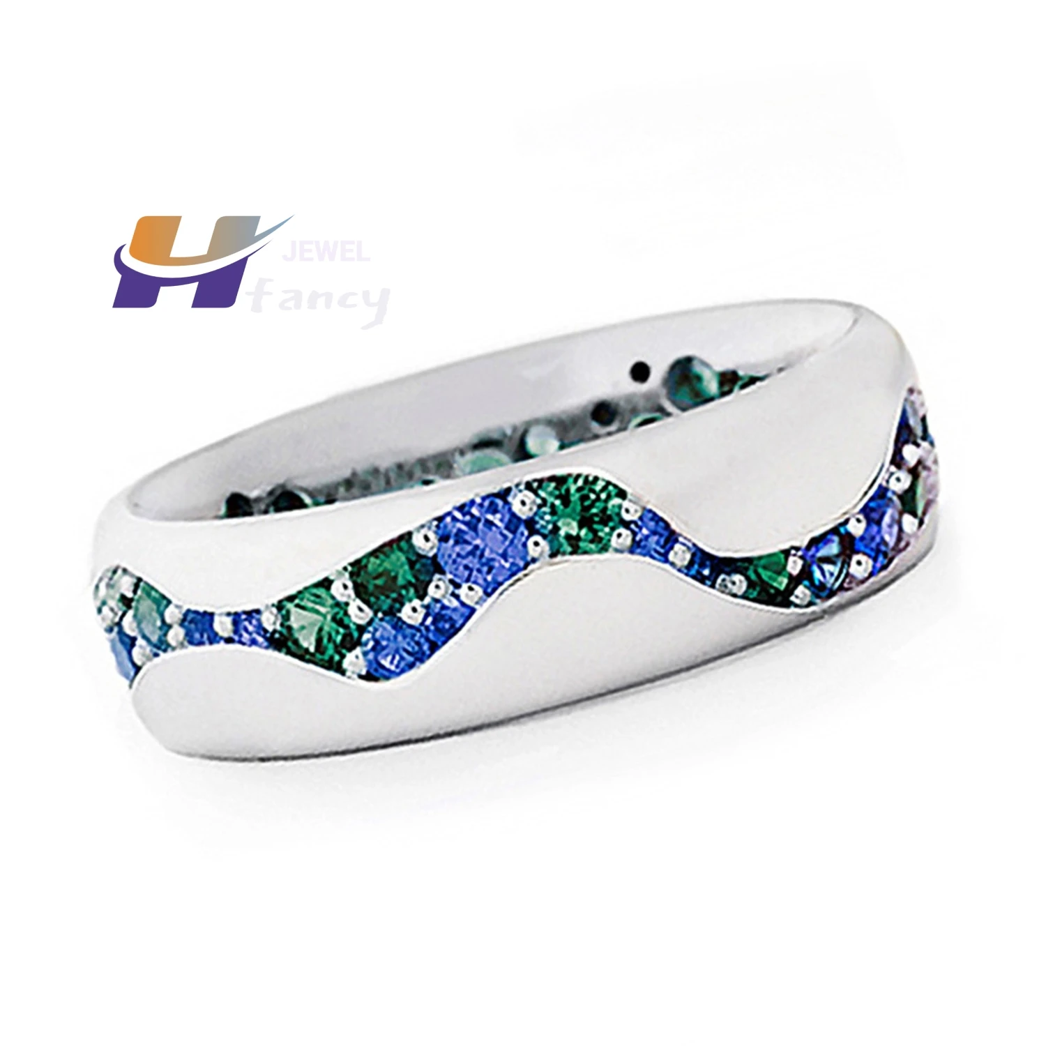 Minimalist Inlaid Zirconia Couple Rings Open Adjustable Fit Creative Anniversary Promise Ring Trendy Love Token Jewelry