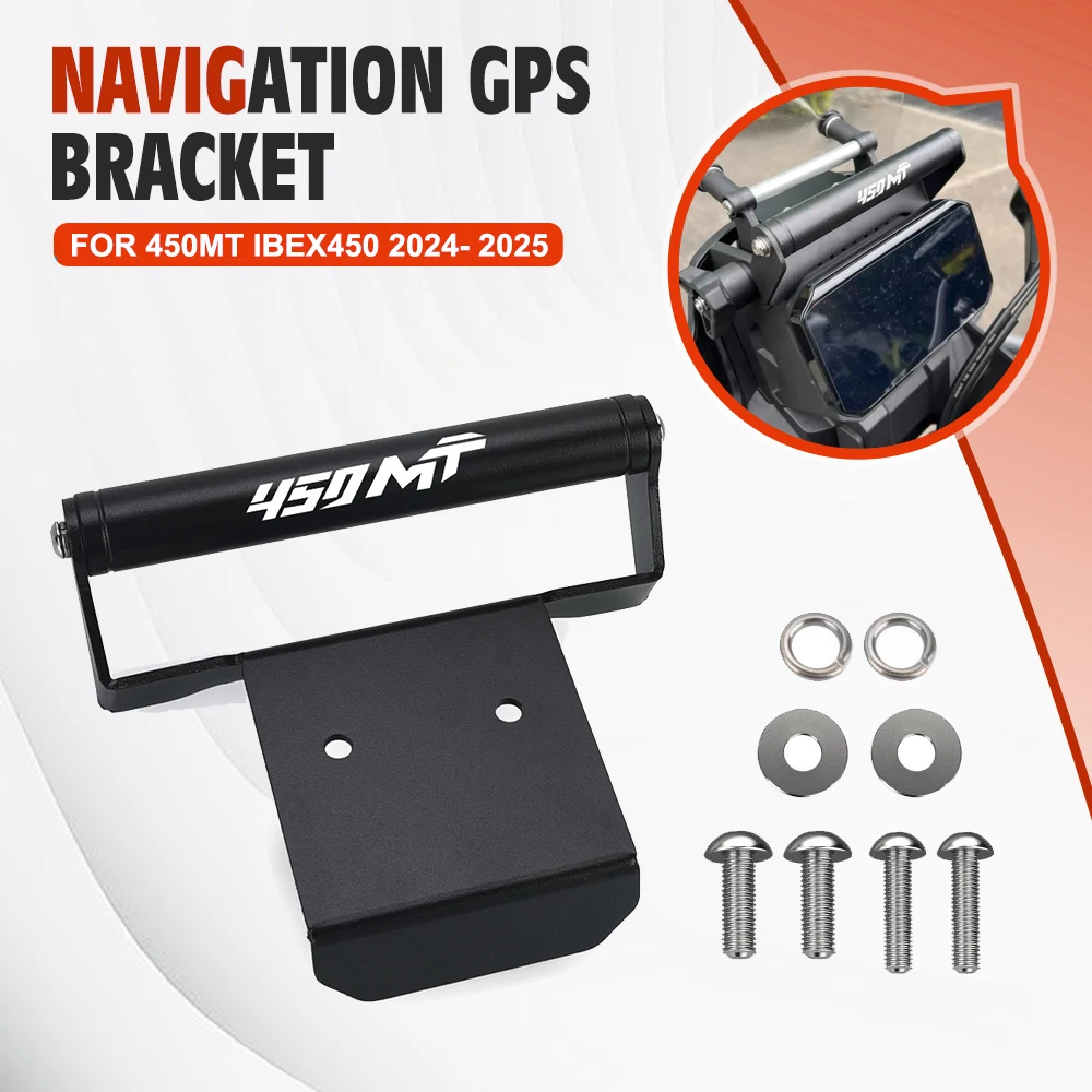 

2025 450MT IBEX450 22mm Phone Holder GPS Navigation Mounting Extension Bracket For CFMOTO IBEX 450 MT 2024 Motorycle Accessories