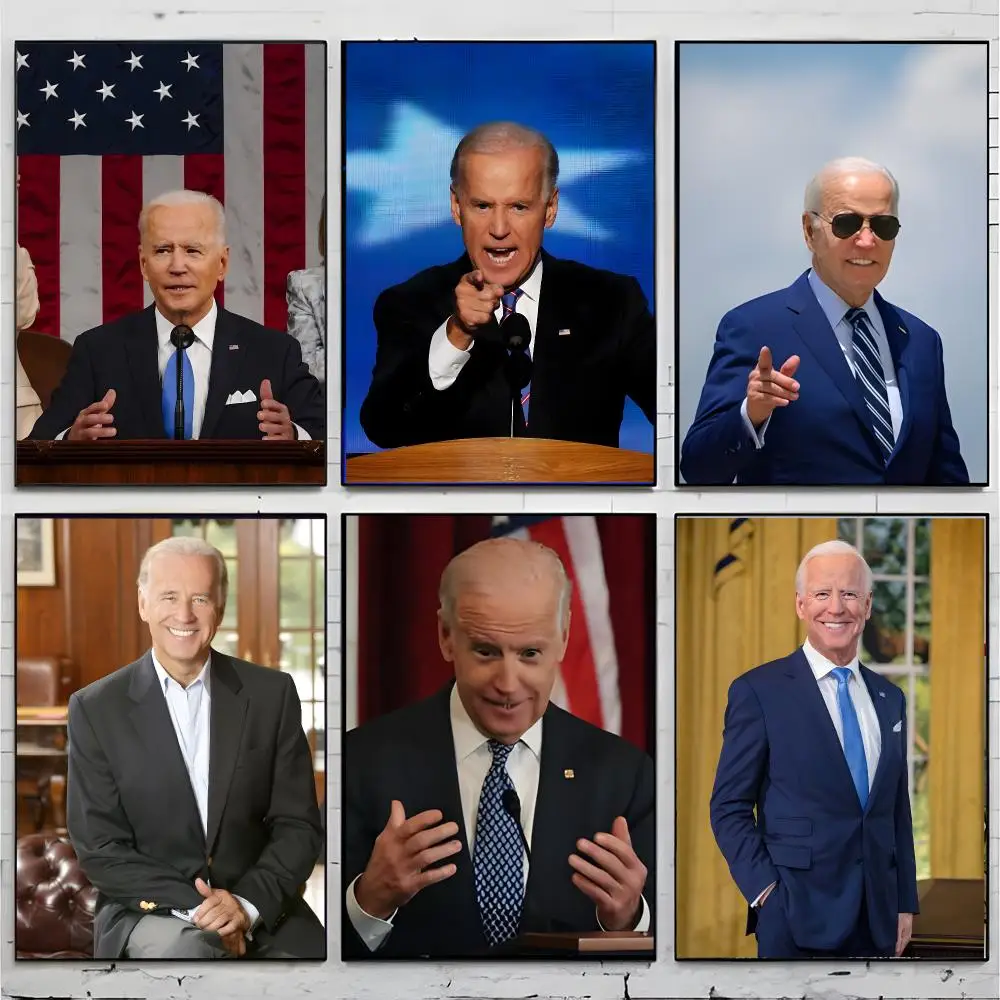 Political Figure B-Biden Poster Superior Home Space  Indoor Decorative Art & Home Decor