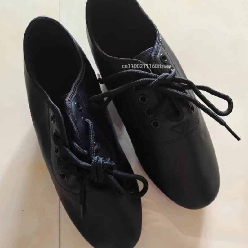 ラテンダンス メンズシューズ ソフトソール ミッドヒール ダンス練習用 グループ社交ダンス モダンダンスシューズ