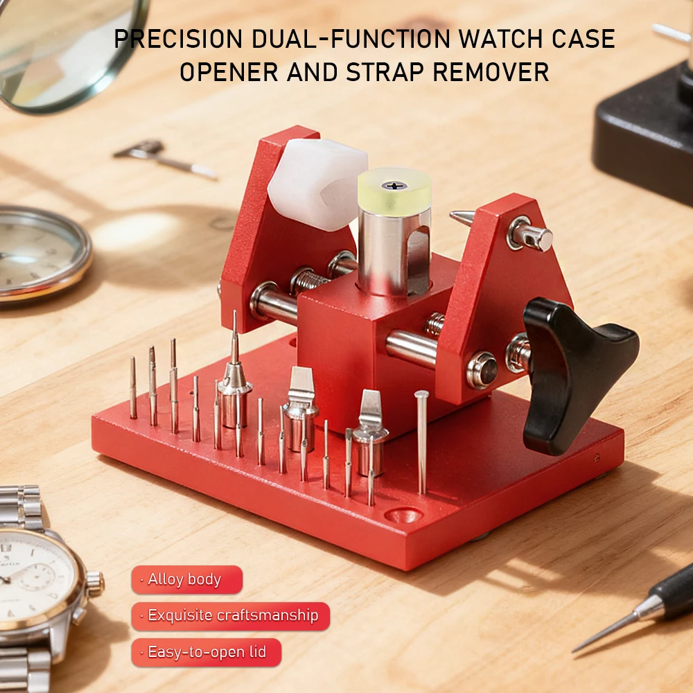 Watch Band Removal Tool Repair Vise Holder Repair Watch Case Back Holder Watch Clamp for Watch Servicing Part Replacement
