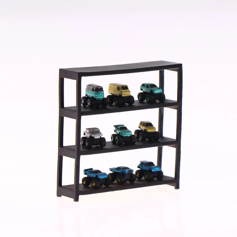 Kit de diorama de garaje en miniatura para coches modelo a escala 1:64 y 1:10 - Escena de reparación DIY con accesorios para exhibiciones artesanales