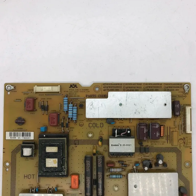 RUNTKA826WJQZ QPWBFF826WJZZ JSL2095-003 لوحة إمداد الطاقة المعدات المهنية بطاقة الطاقة