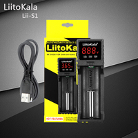 Liitokala Lii-S1 18650 Rechargeable Battery Charger 1.2V 3.7V 3.2V AA/AAA 18350 26650 21700 NiMH Li-ion Smart LCD Charger