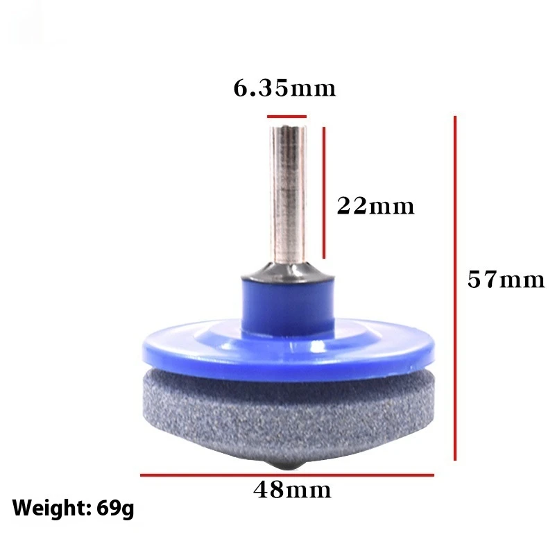 

Mower Sharpener Hand Drill Modified Electric Grinding Head Tool Wear Resistance Portable Round Whetstone