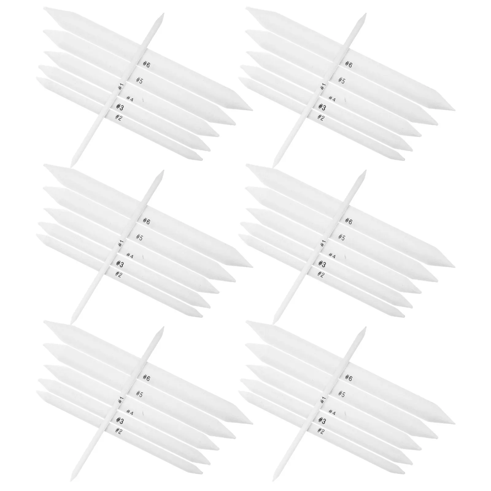 

36Pcs Double Head Blending Stumps Precision Solid Core for Smooth Shading Smudging Drawing Sketching Art Blending Tools