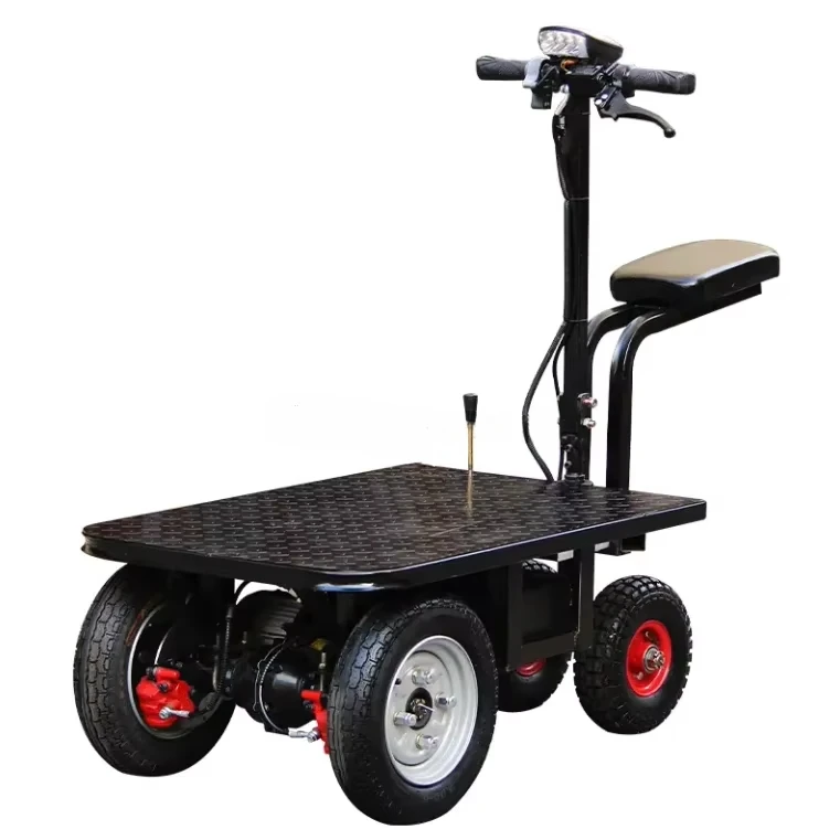 

Electric Trolley Flatbed Trolley Logistics Picking Truck Turnover Folding Trolley Warehousing Transportation Tools