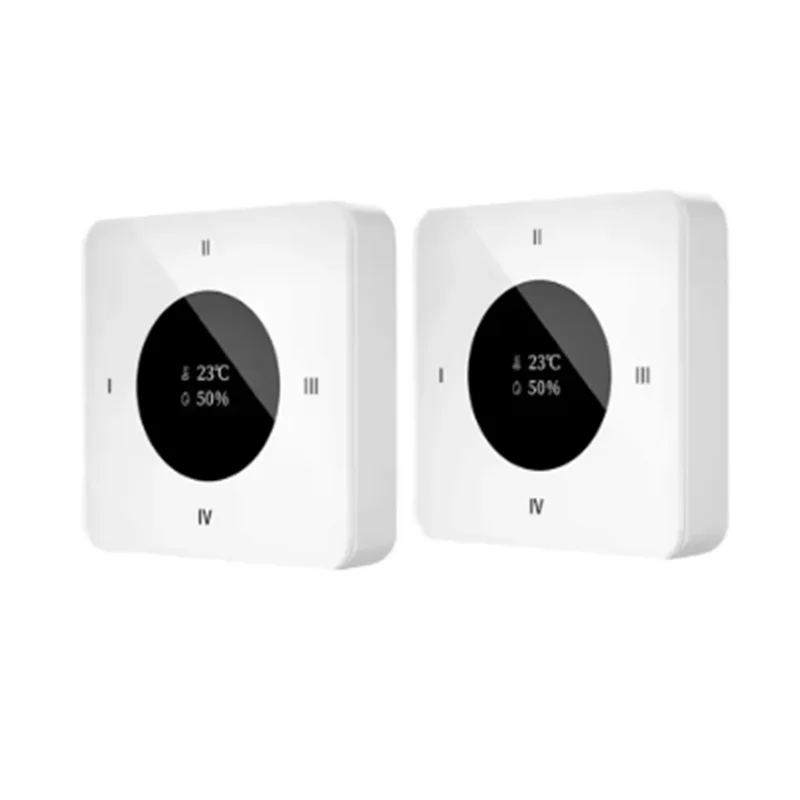A52T Ks1pro Wireless Switch 2Pcs Multi Key Intelligent Scene Remote Control Temperature Humidity Sensor Display