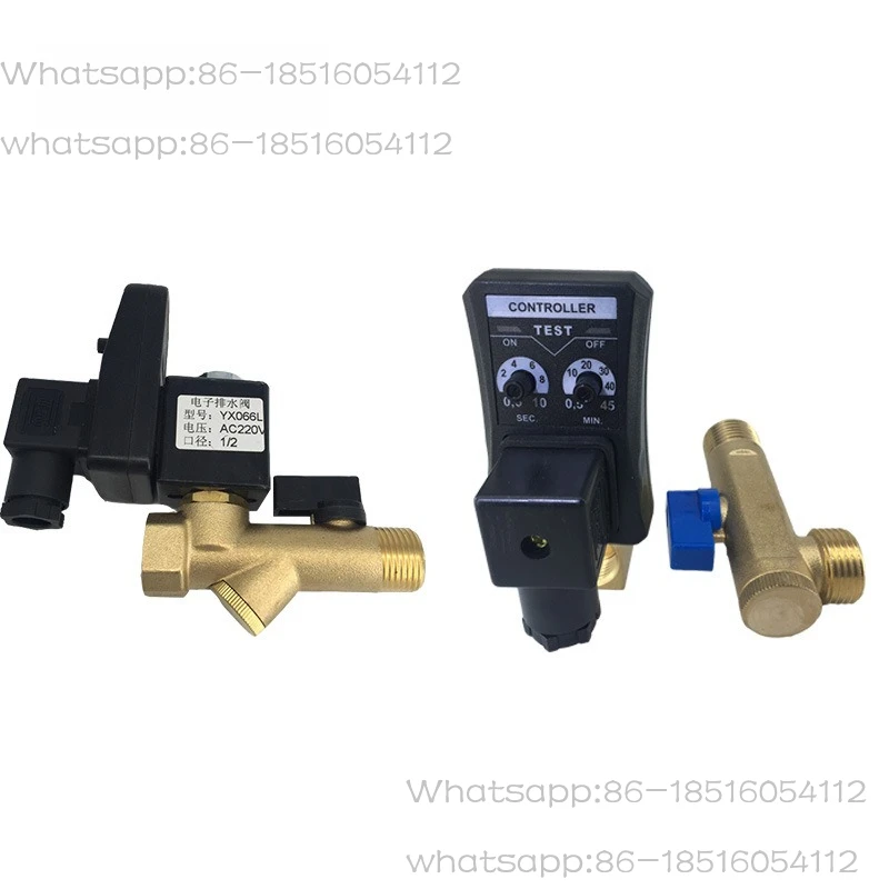 Electronic Drain Valve Timer, Air Compressor Drain Valve, Automatic Drain Valve, Timed Valve Switch, Separate/connected